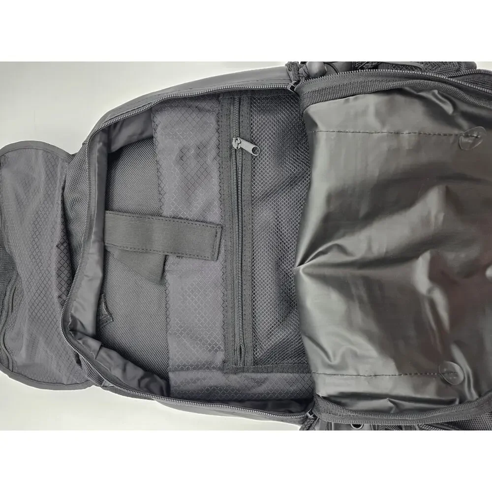 National Guard Black Tactical Backpack 40L EST 1636 Military Laptop Bag MFH